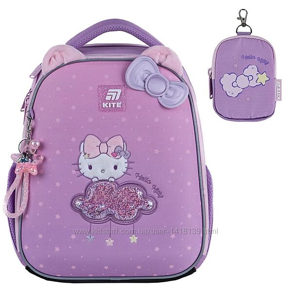 New. Рюкзак шкільний каркасний Kite Hello Kitty в 1-4клас HK25-555S