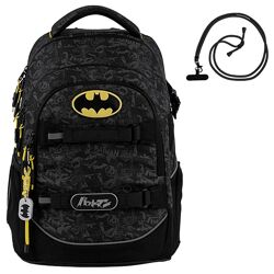 New. Рюкзак Kite teens DC Comics Batman M на зріст 130-145см DC25-727M