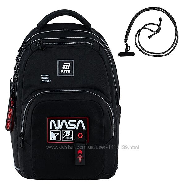 New. Рюкзак Kite teens NASA для хлопця зріст 145-175см NS25-903L