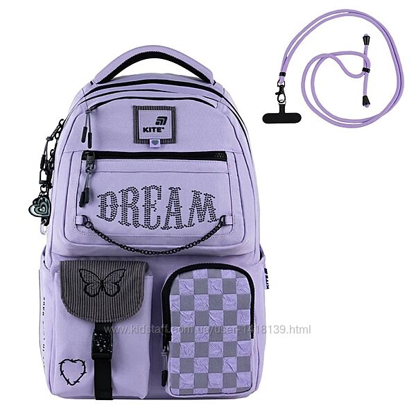 Акція . Рюкзак Kite K25-2587M-3 Dream для дівчинки зріст 130-145см