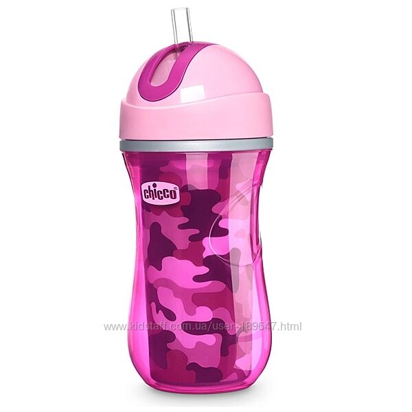 Chicco поїльник-непроливайка з трубочкою Chicco 260мл Чіко чашка стакан