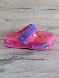 Шлепанцы клоги Крокс Crocs J1 30-31 размер 20 см омбре
