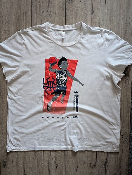 Футболка хлопок б/у Адидас Adidas Performance Donovan Mitchell Gu Tee  разм