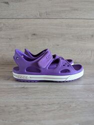 Босоножки сандалии на липучках б/у Крокс Crocs c 9 26-27 р 17 см