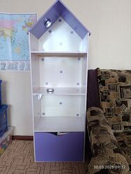 Ляльковий будиночок, кукольный домик, стілаж для Барбі