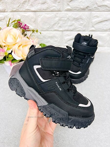 Стильні зимові чобітки черевики зимние ботинки Tom. M