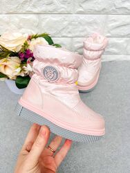 Ніжні дутіки зимові чоботи зимние сапоги Clibee