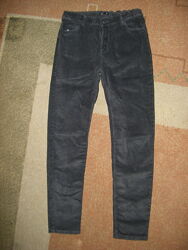 Джинсы серые вельветовые классика, на парня 15-16 лет, рост 164 см