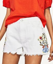 Білі шорти zara