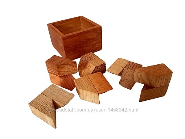 Головоломка ручной работы, дерево