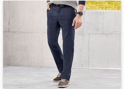 Хлопковые мужские брюки чино штаны Chinos от Livergy Германия