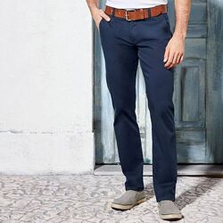 Хлопковые мужские брюки чино штаны Chinos от Livergy Германия
