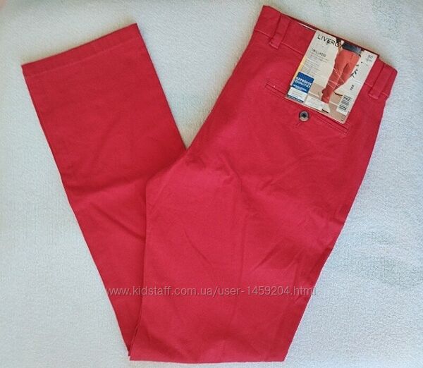 Хлопковые мужские брюки чино штаны Twill от Livergy Германия