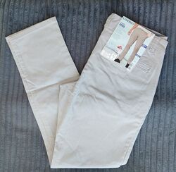 Хлопковые мужские брюки чино штаны Chinos от Livergy Германия