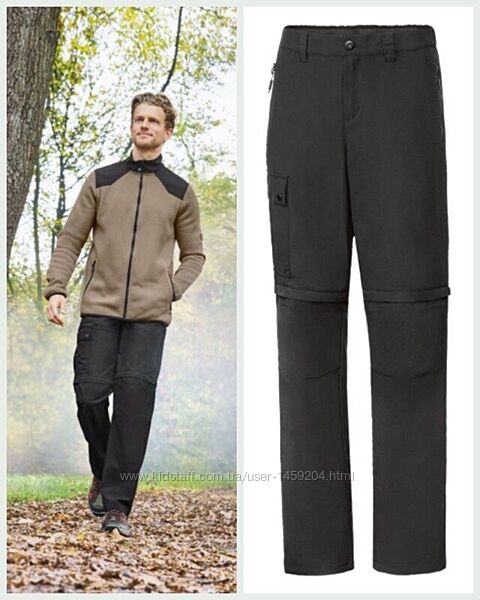 Мужские треккинговые брюки трансформеры, туристические штаны шорты Crivit Г