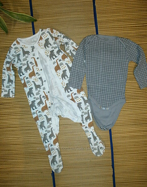 Человечек бодик набор 9-12мес.