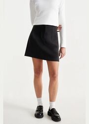 Чорна базова спідниця C&A, XXL/XXXL