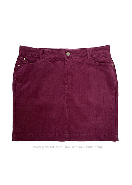 Вельветова спідниця M&S Indigo Collection, L