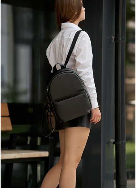 Жіночий рюкзак шкіра еко BB чорний