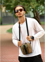 Чоловіча сумка месенджер хакі