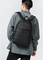 Рюкзак чоловічий чорний тканевий