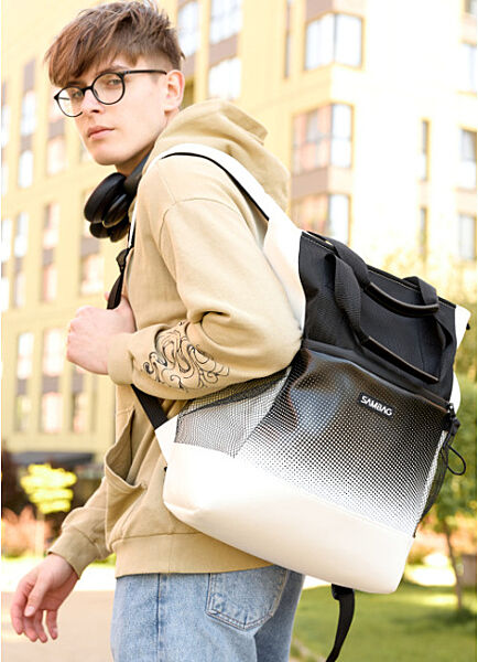 Сумка шопер X біла