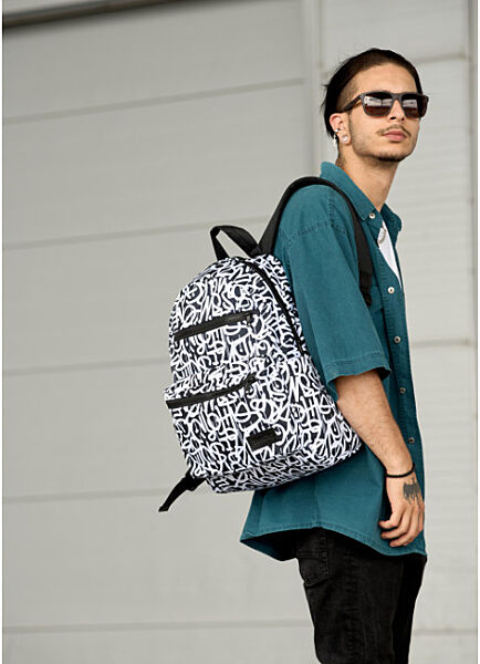 Рюкзак унісекс LKT принт Graphity