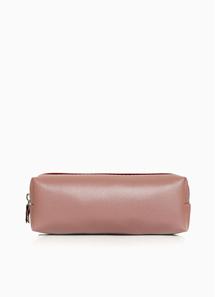 Жіноча біла косметичка SSH рожева