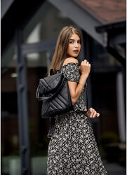 Рюкзак еко шкіра  0SS black