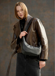 Жіноча сумка хобо M чорна