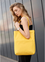 Сумка шопер шкіра еко TotSEN жовта