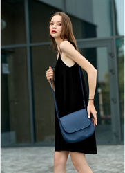 Жіноча сумочка шкіра еко синя