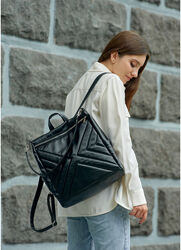 Рюкзак еко шкіра  0SS black