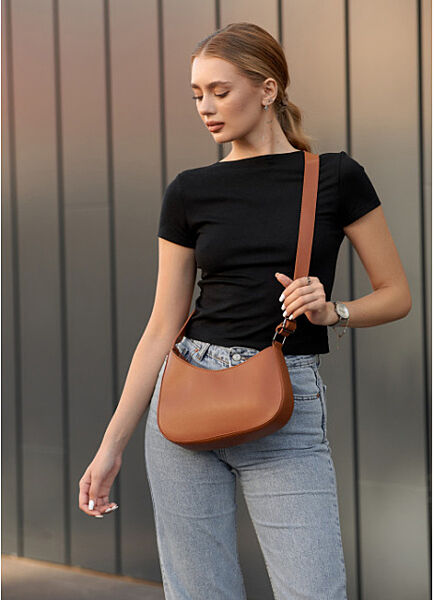 Жіноча сумка шкіра еко Kor коричнева