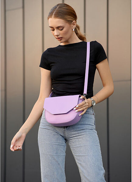 Жіноча сумка шкіра еко With лаванда