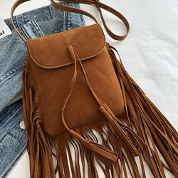 Жіноча стильна сумка з бахромою 72-9333C
