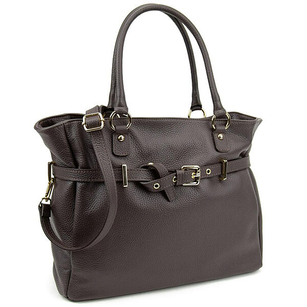 Повсякденна жіноча сумка з акцентним ремінцем Італія 77638DB