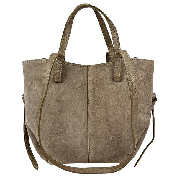 Замшева сумка середнього розміру Італія 77888T