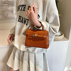 Стильна жіноча класична сумочка з еко-шкіри 72-8577C