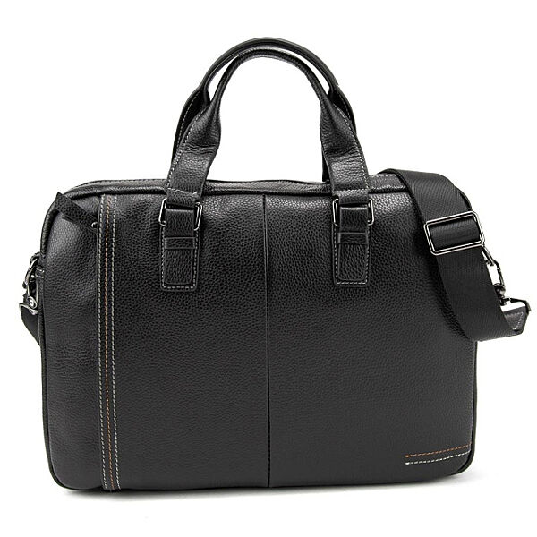 Чорна сумка для ноутбука чоловіча 717626A