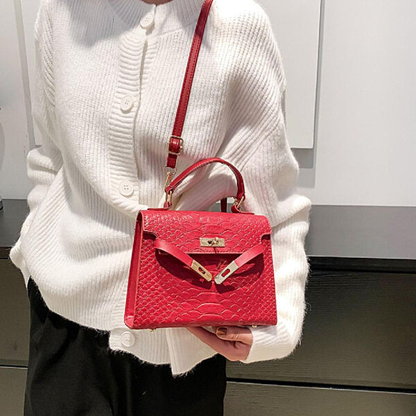 Стильна жіноча класична сумочка з еко-шкіри 72-8535R