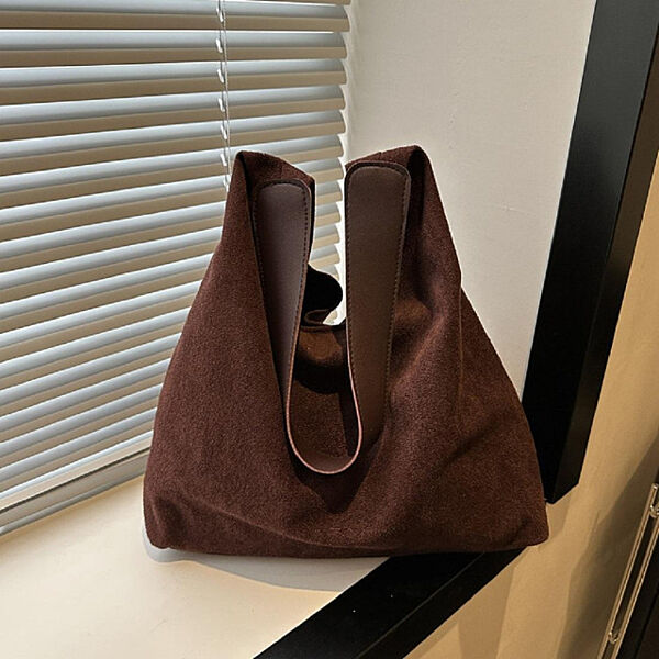 Жіночий замшевий шоппер 74-7259DB