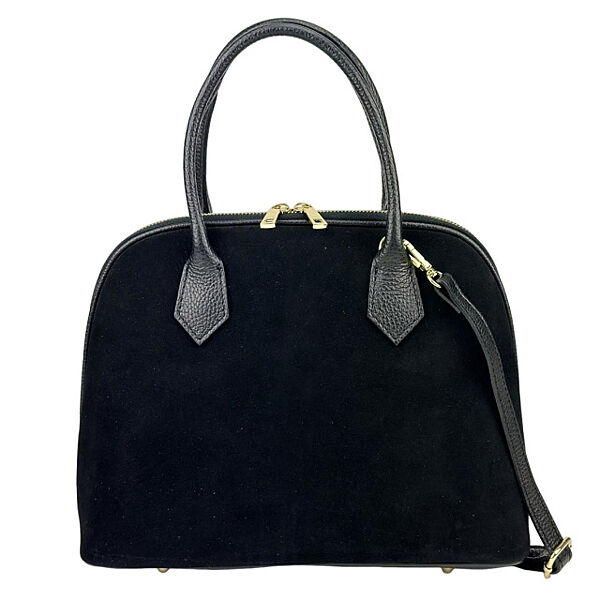 Жіноча замшева каркасна сумка Італія 73015A