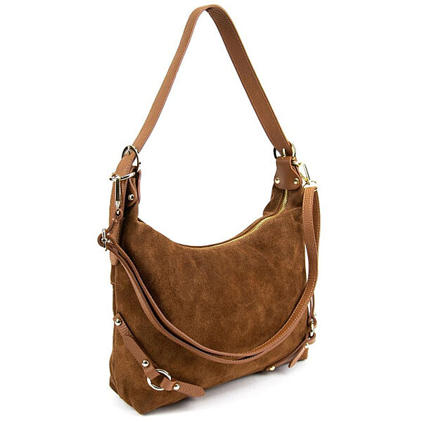 Замшева жіноча сумка Італія 786111C