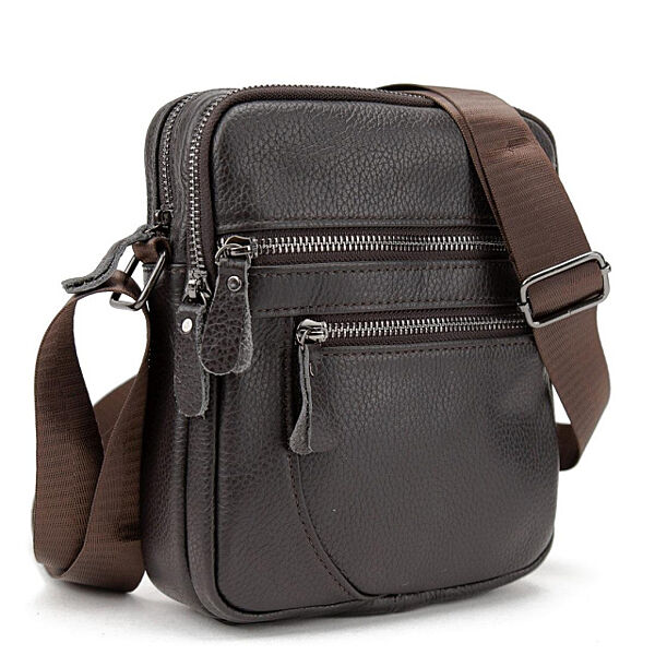Чоловіча шкіряна сумка через плече 73646-1C