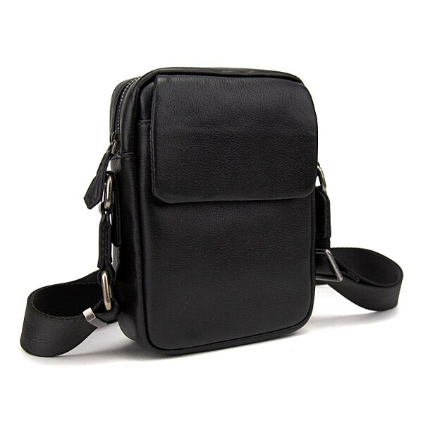 Чоловіча міні-сумка через плече шкіряна 78019A