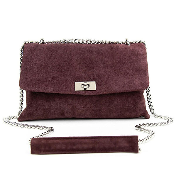 Кросбоді замшеве на ланцюжку Італія 78545BO