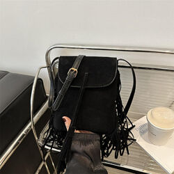 Жіноча стильна сумка з бахромою 72-9333A