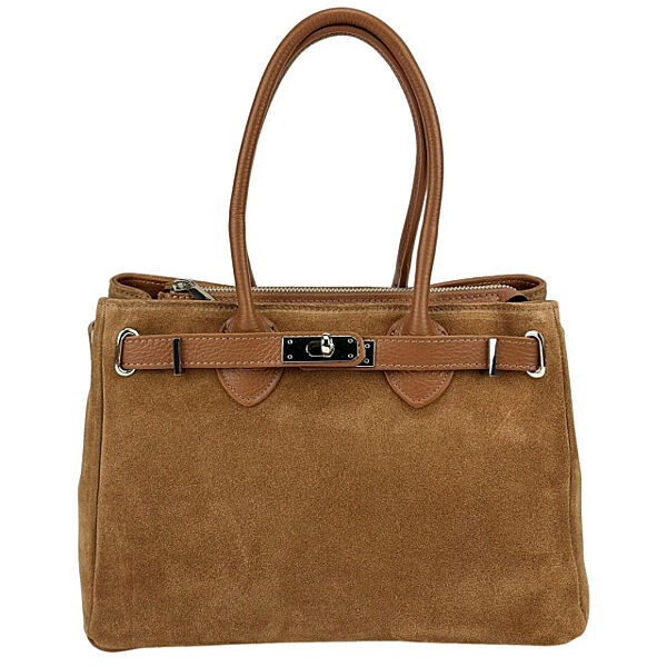 Замшева класична жіноча сумка Італія 78600C