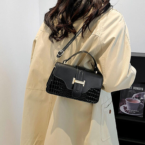 Маленьке кроссбоді еко-шкіра чорне 72-1501A